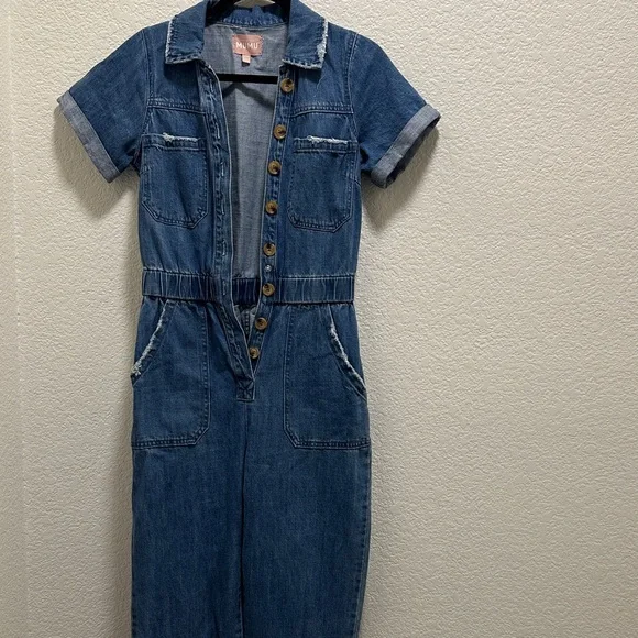 Show Me Your MuMu Denim Jumpsuit - Picture 1 of 9
